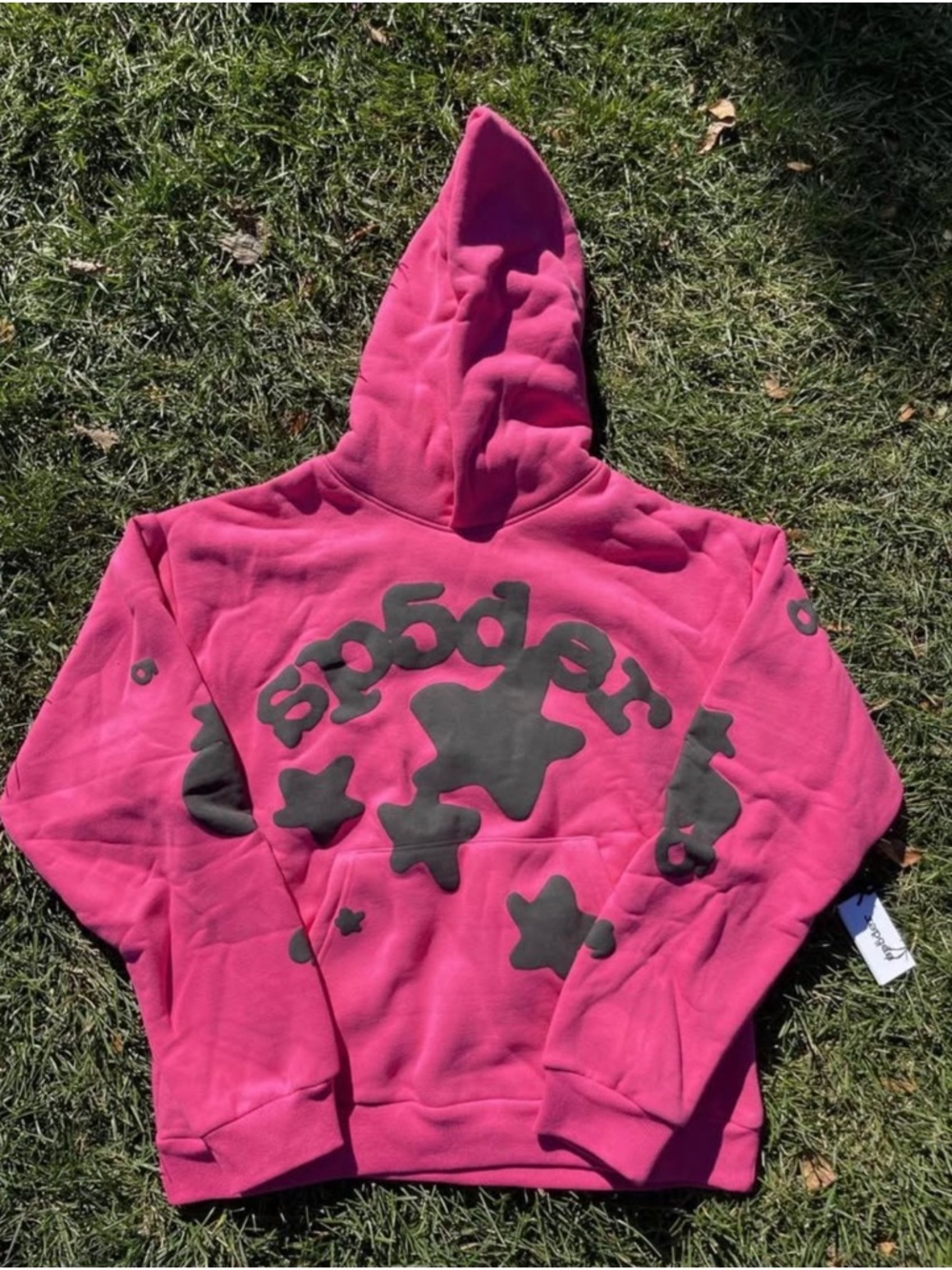 Sp5der Pink Hoodie (Angel Number / Beluga Style) – New